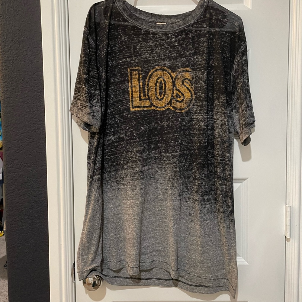 FREE PEOPLE: Los Angeles distressed t-shirt